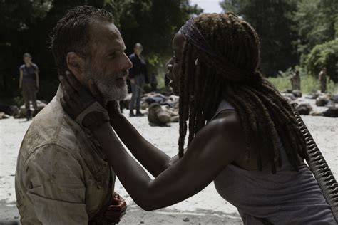 did rick die in twd|michonne and rick leaving walking dead.